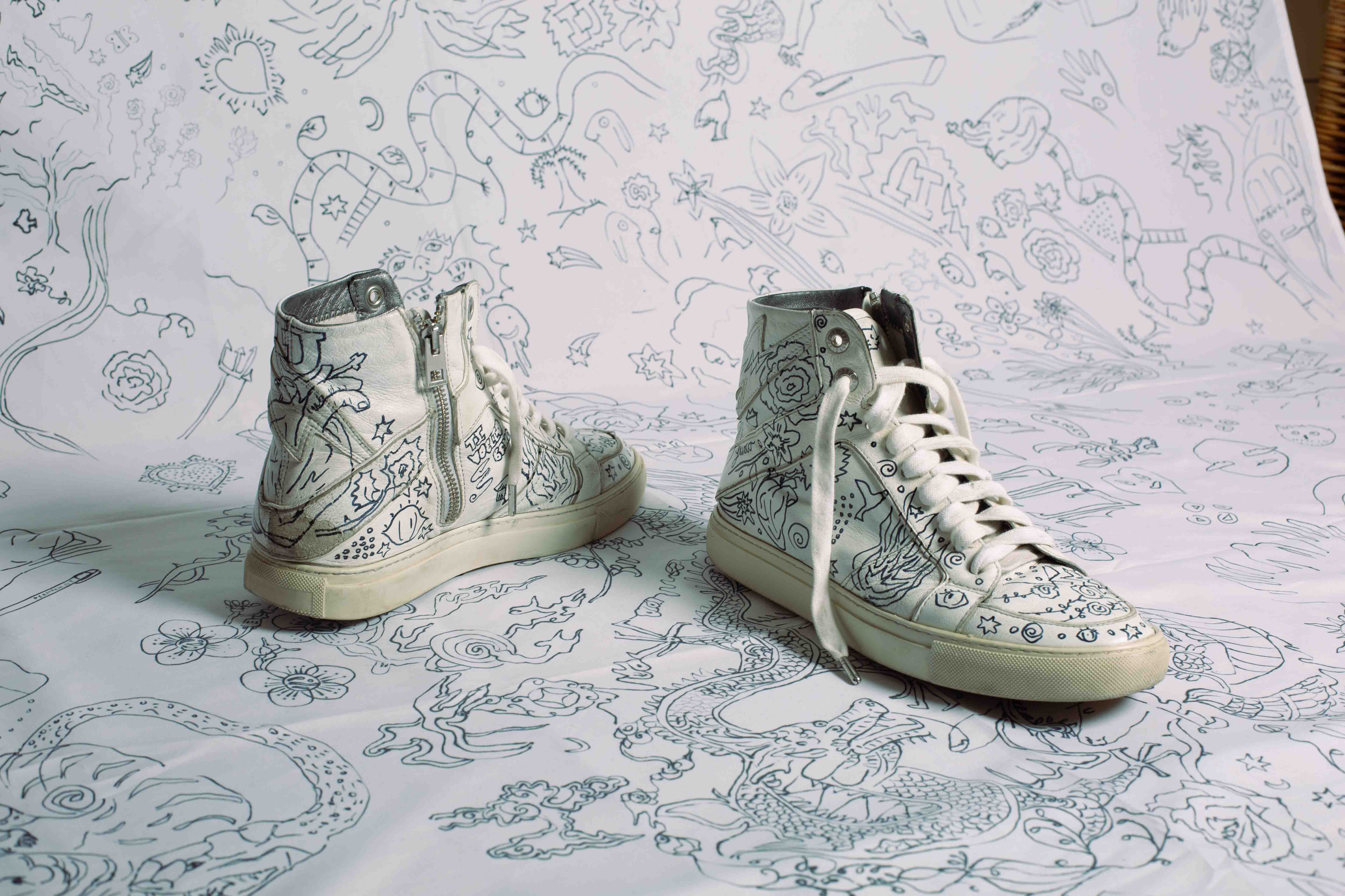 backdrop tattoos and shoes